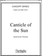 Canticle of the Sun Vocal Solo & Collections sheet music cover